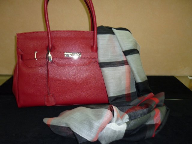 borsa r con foulard